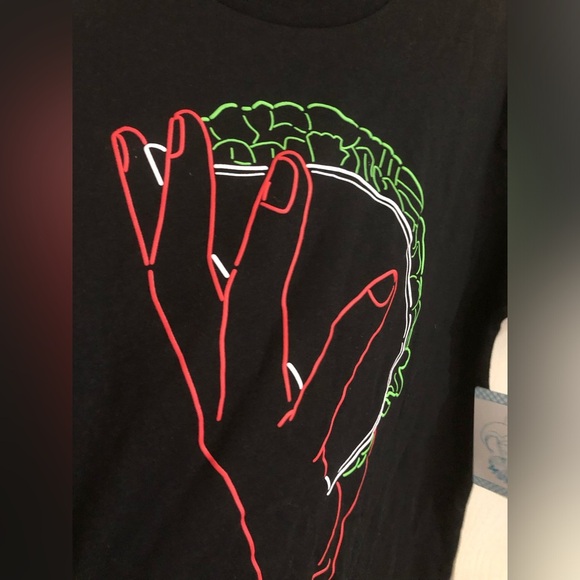 El Taco graphic print Black tshirt size Large new - Picture 4 of 6